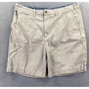 Polo Ralph Lauren Shorts Men's 38 Relaxed Fit Flat Front Beige‎ Short 9" Inseam